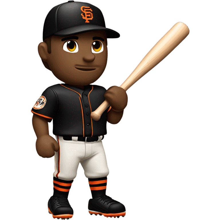 SF Giants baseball player  emoji