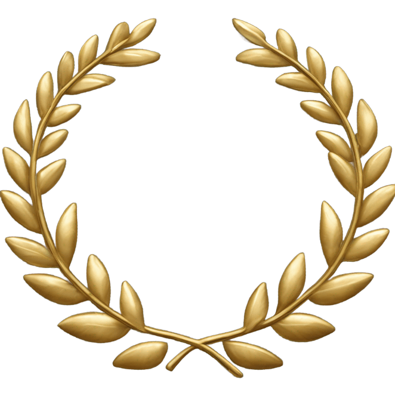 golden laurel wreath emoji