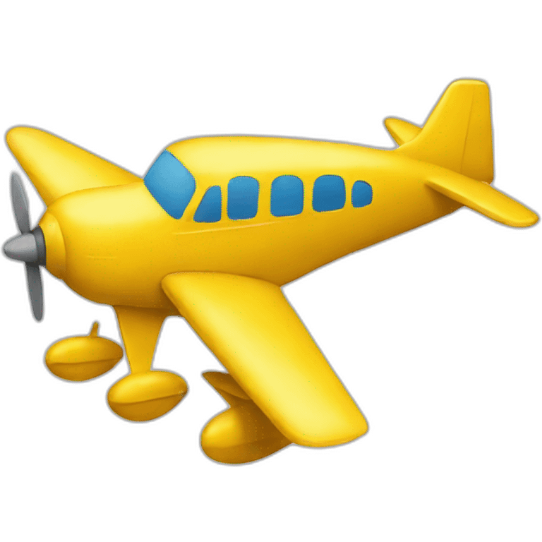 yellow plane emoji