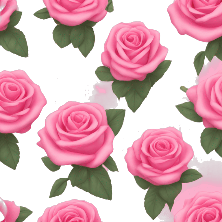 Pink roses bouquet  emoji