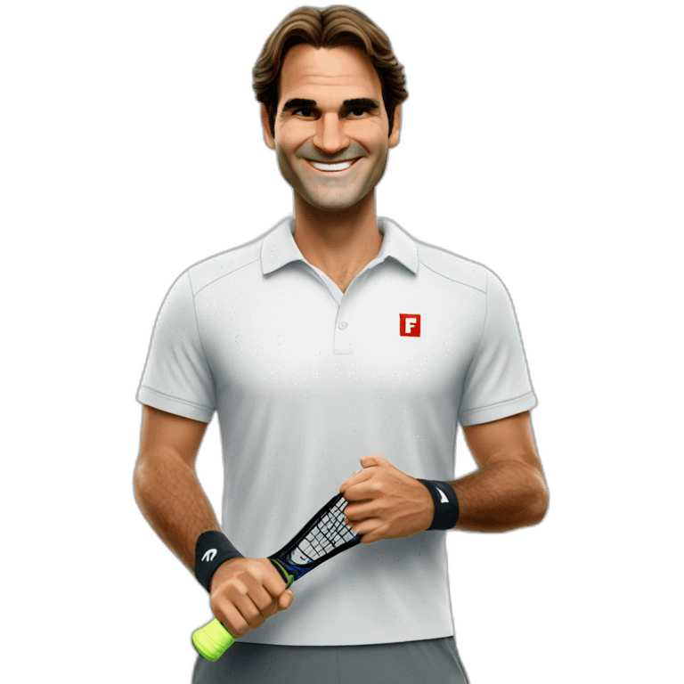 roger federer happy emoji