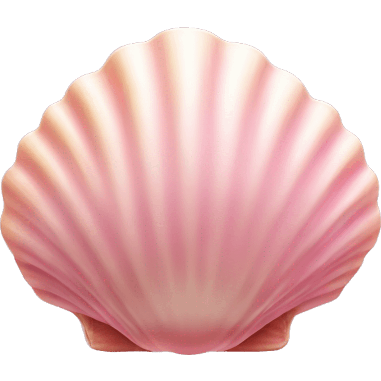 Pink seashell emoji