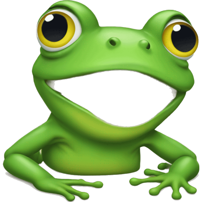 Gay frog emoji