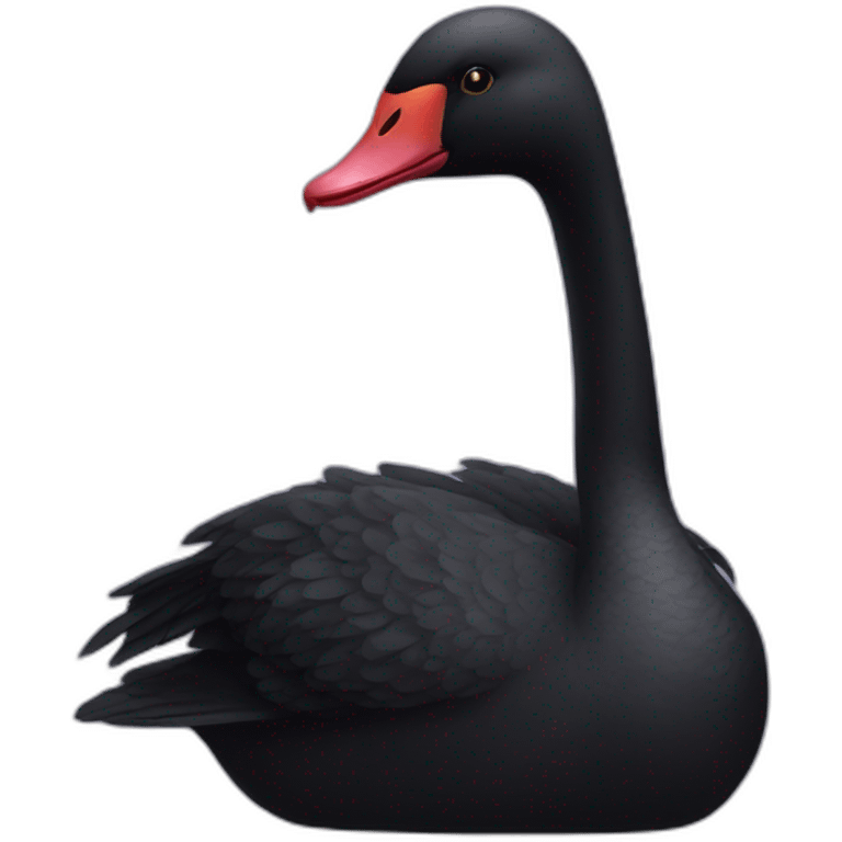 Black swan halloween emoji