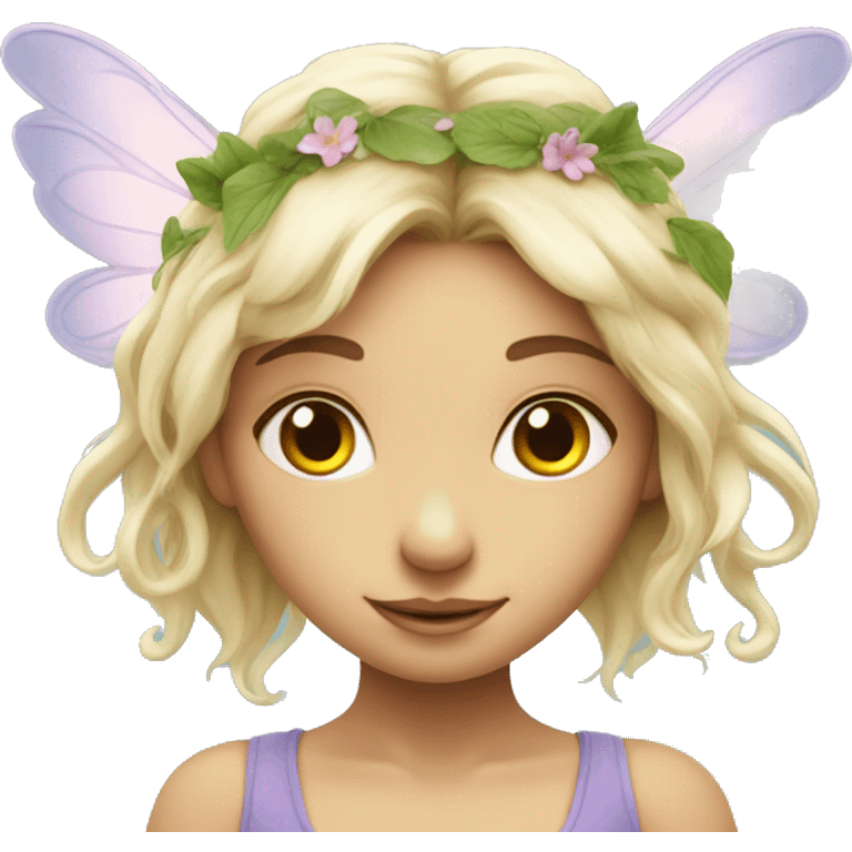 garden fairy with wings emoji