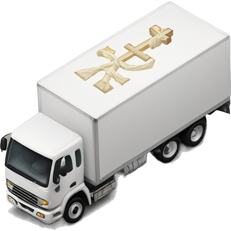 Christianity large truck emoji