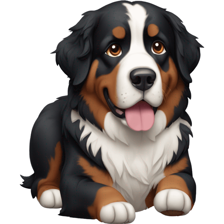 Bernese Mountain Dog Full Body emoji