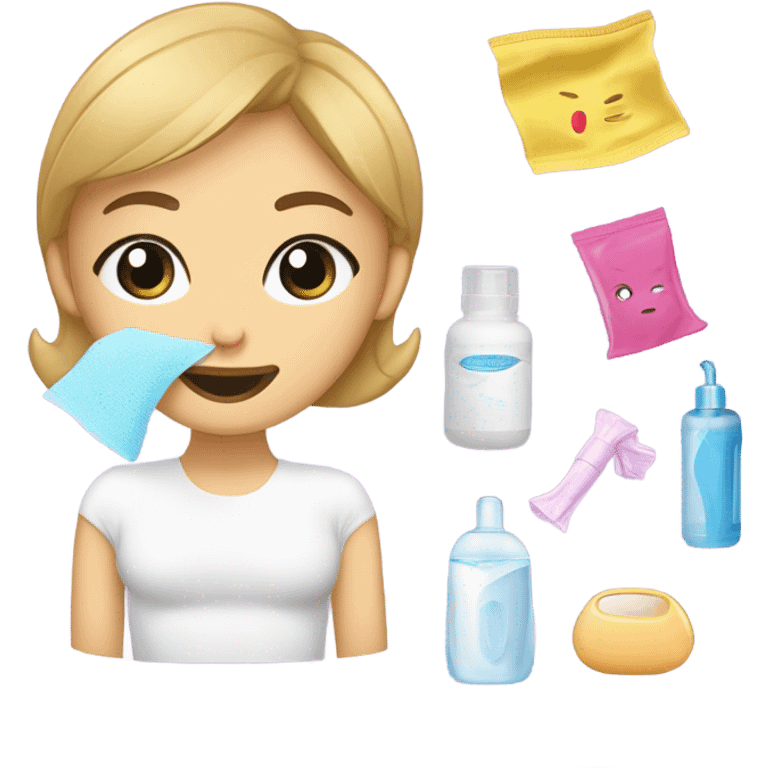 Women higiene emoji