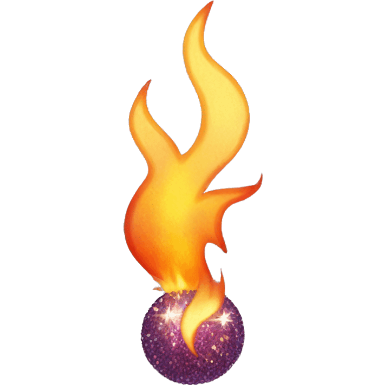 Flame 🔥 with sparkles ✨️  emoji