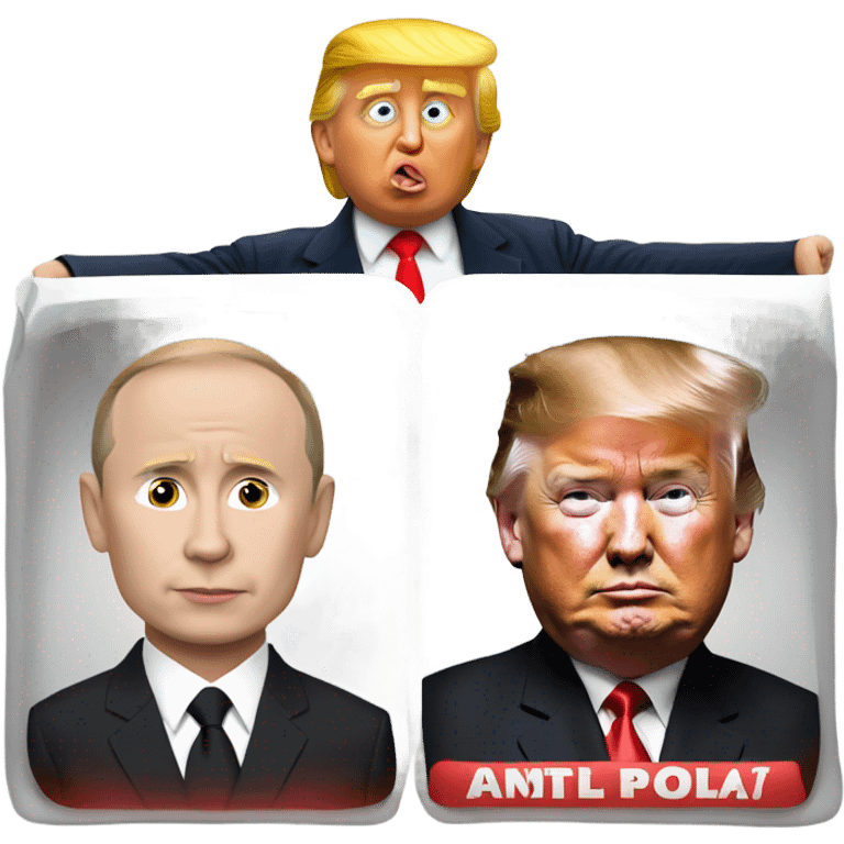 trump with putin and kim jong u emoji