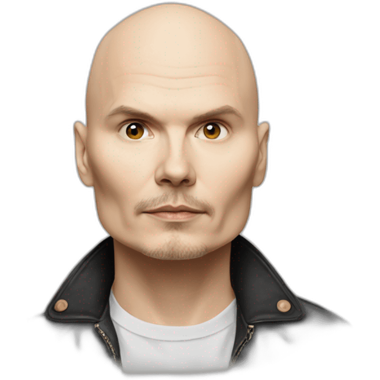 Billy Corgan looking up emoji