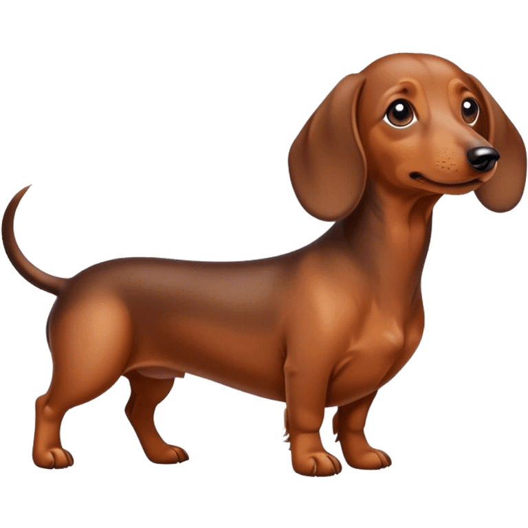 dachshund dog emoji