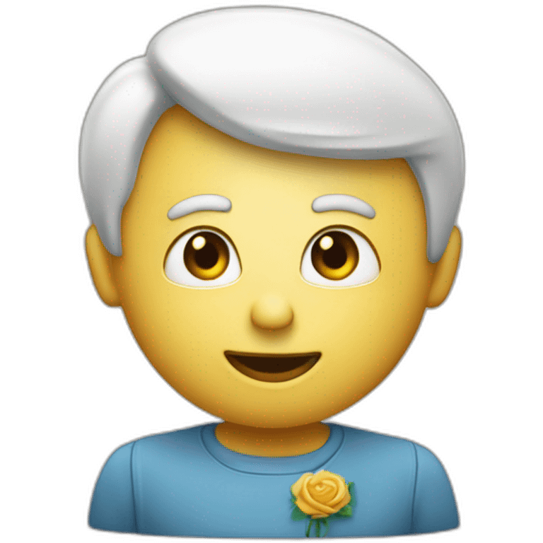 Un coeur avec un bob dessus emoji