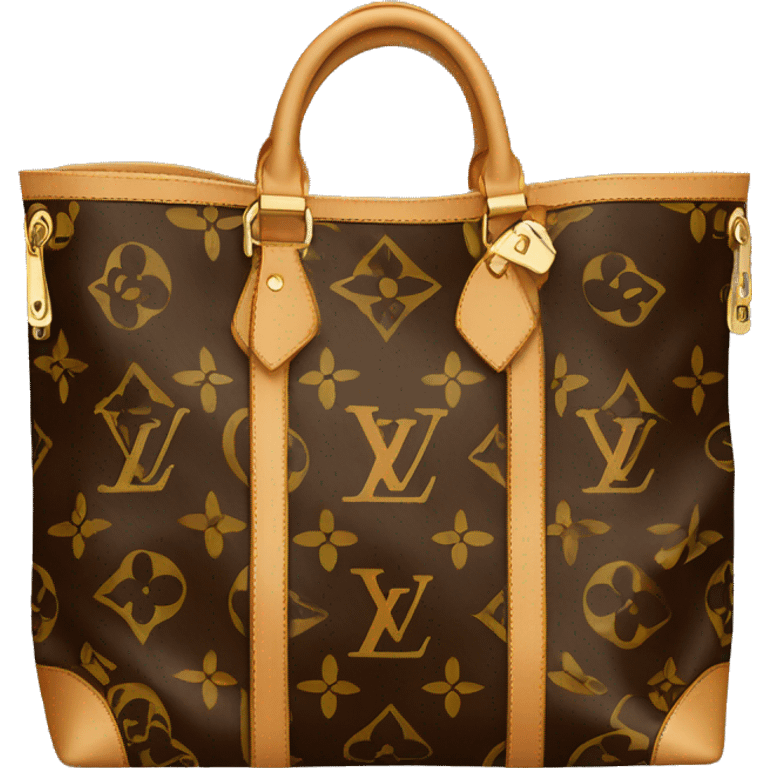 Louis Vuitton tote bag emoji