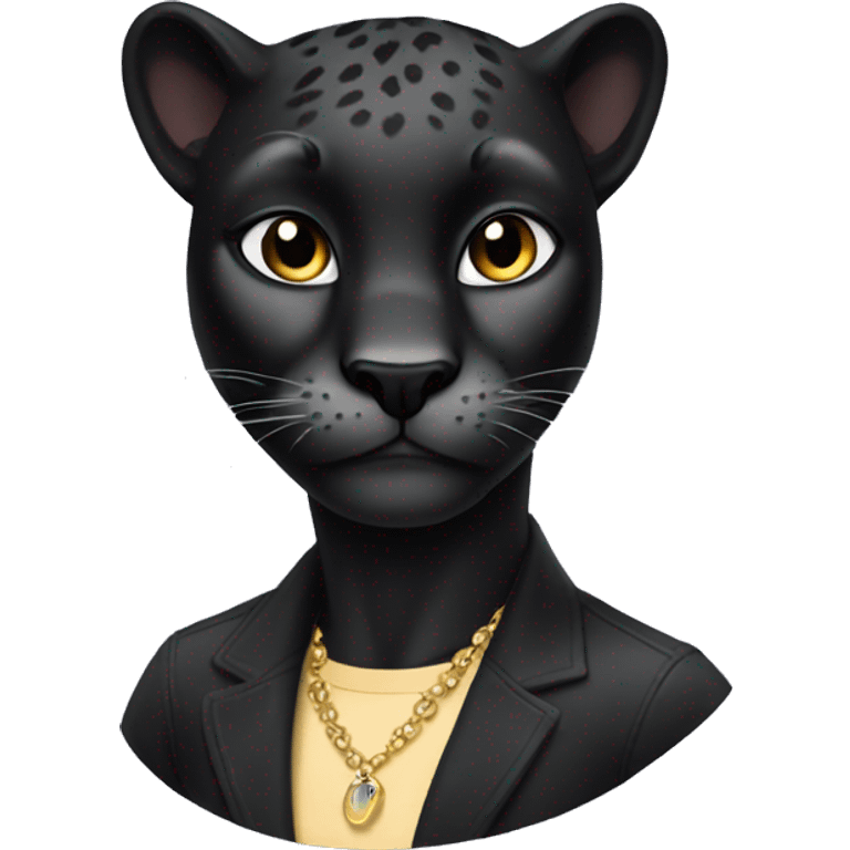 glamour panther emoji