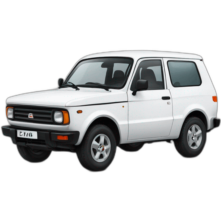 Lada niva white emoji