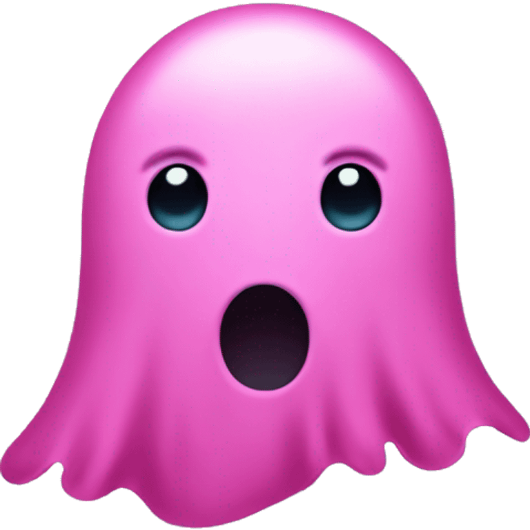 pink ghost emoji