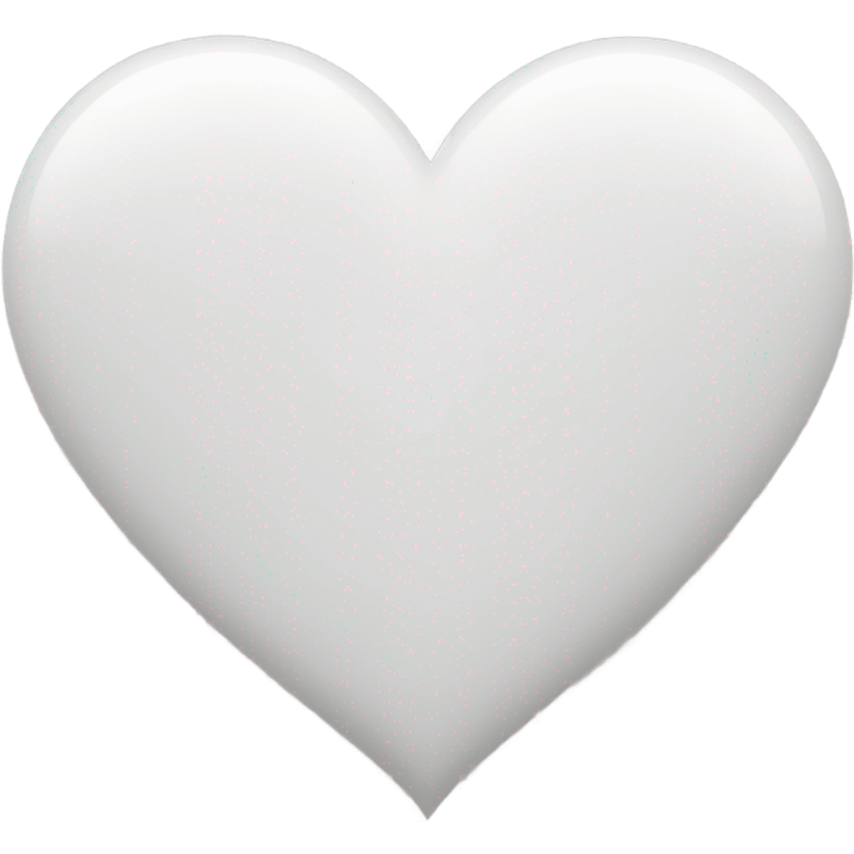 White heart  emoji