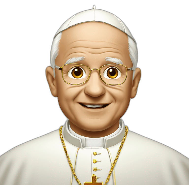 Pope john paul 2 kids emoji