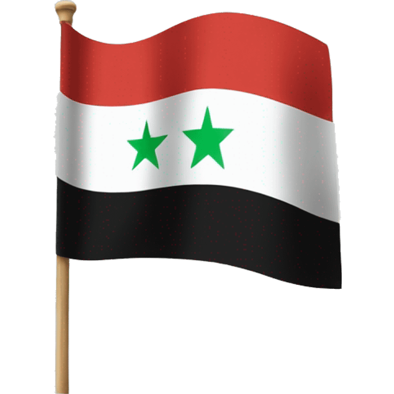 Flag of the Syrian revolution  emoji