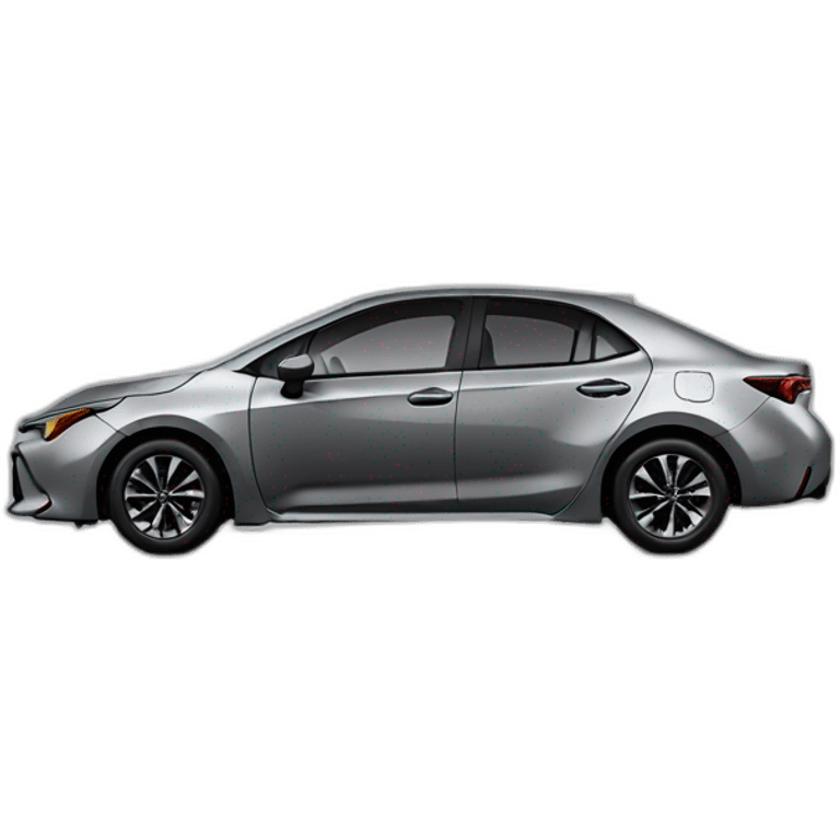 toyota corolla sedan 2019 grey emoji