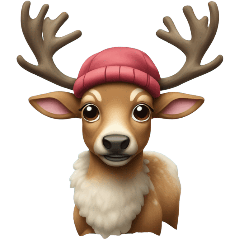 Tony tony chopper blue nose reindeer  emoji