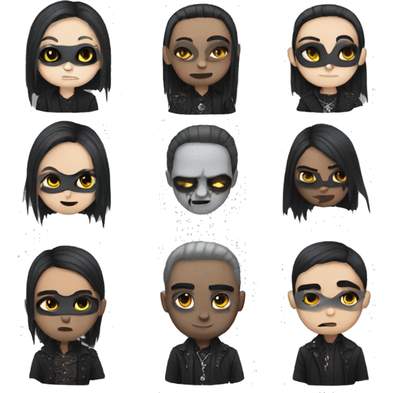 goth emojis emoji