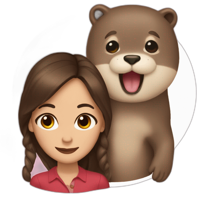 Rachel Berry with an otter emoji