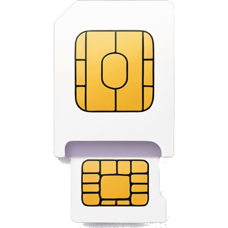 mobile sim card emoji