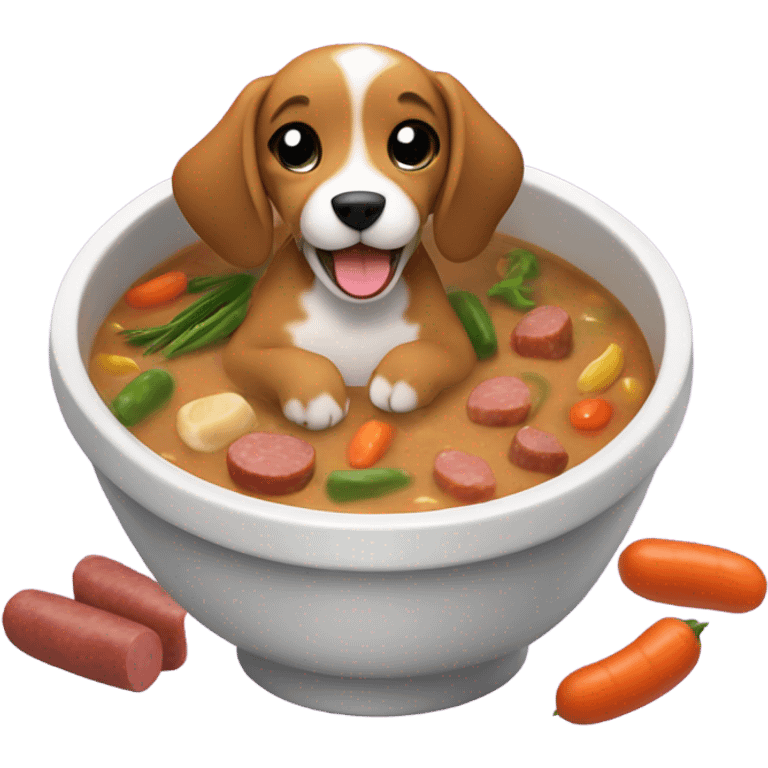 Gumbo pup emoji