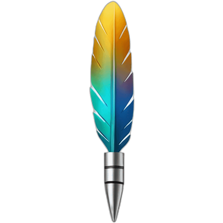 metal feather pen tip emoji