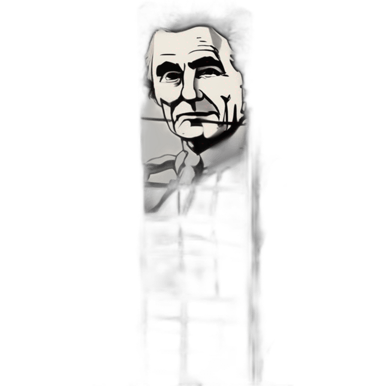 Aldo Moro behind jail bars emoji