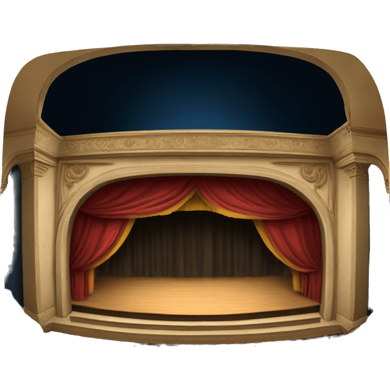 teatro tapia proscenium stage inside San Juan  emoji