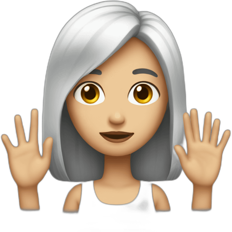 girl-with-big-hand emoji