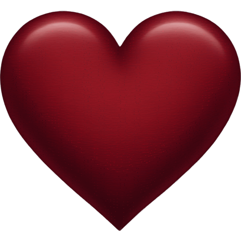 dark red heart emoji