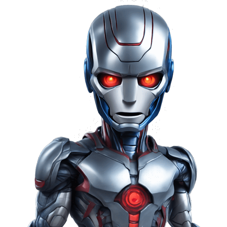 ultron with blue instead of red emoji