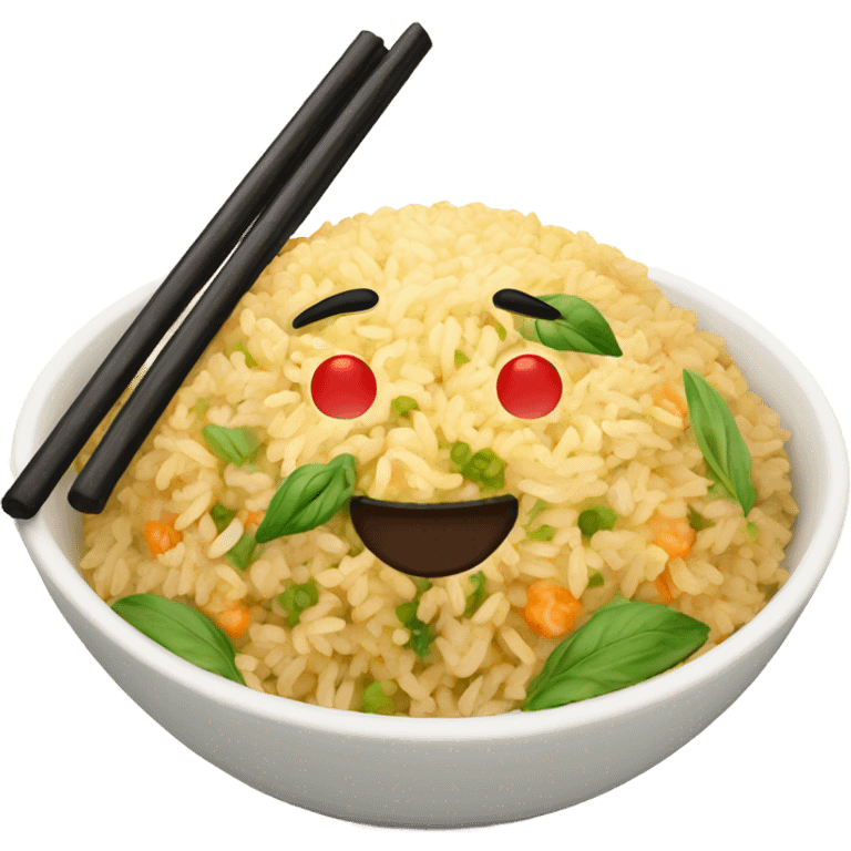 Basil fried rice emoji