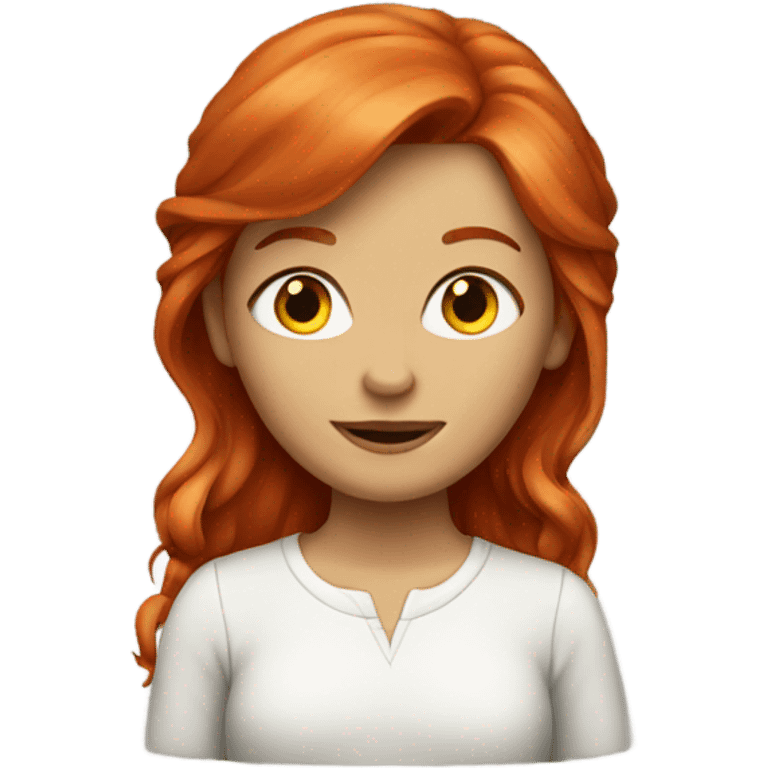 Redhead girl emoji