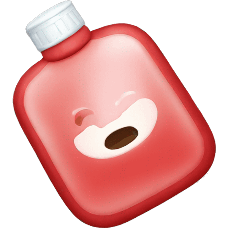 hot water bottle red emoji