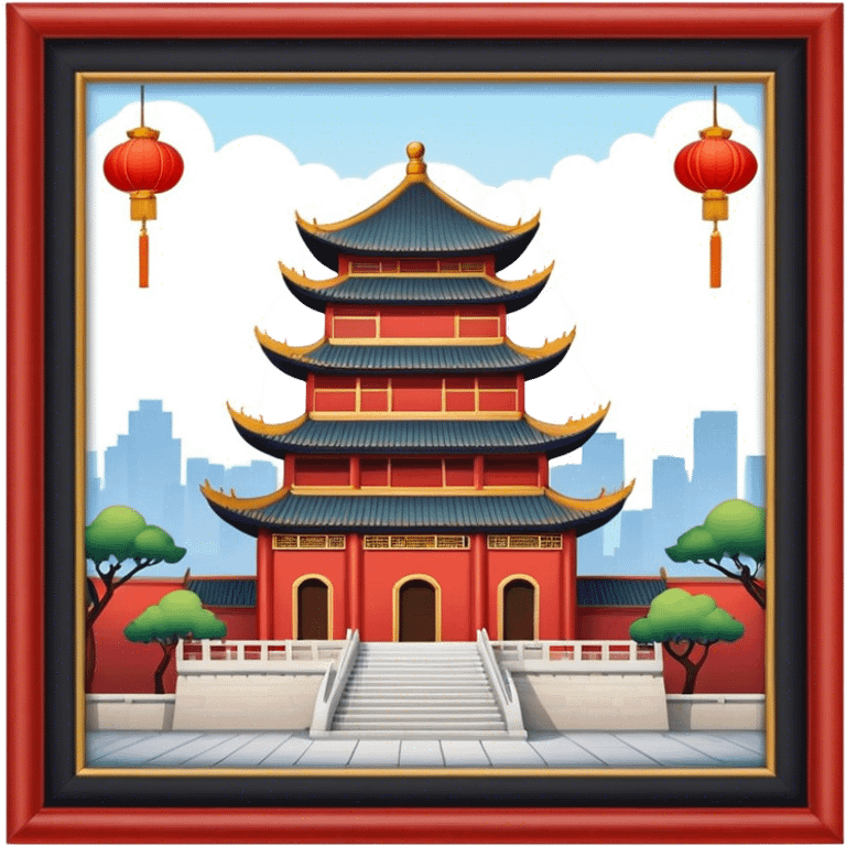 chinese building emoji