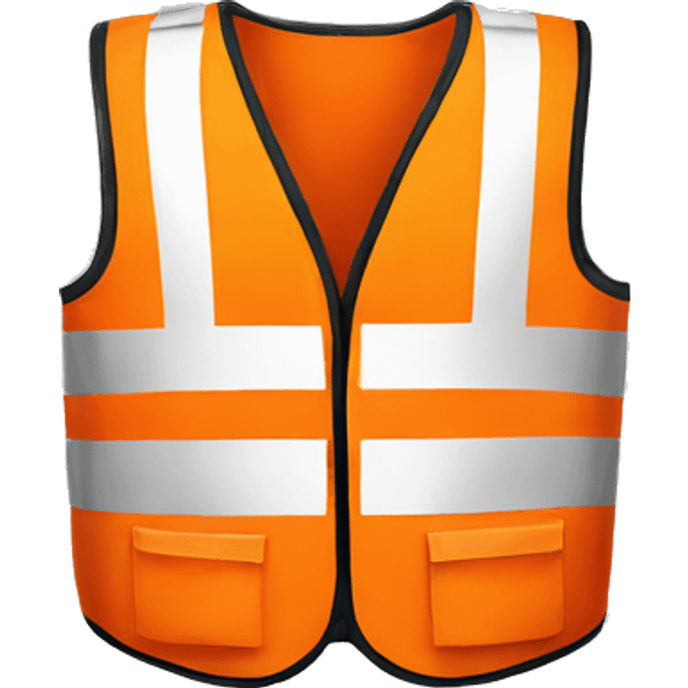 Orange safety vest  emoji