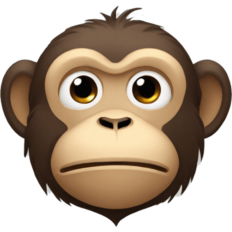 monkey tired emoji