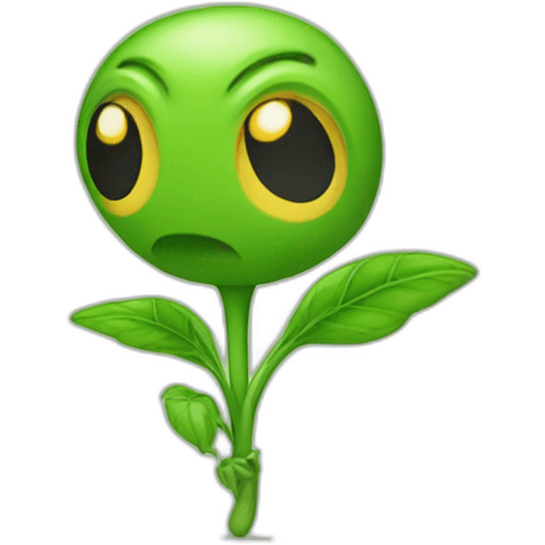 Weed Peashooter emoji