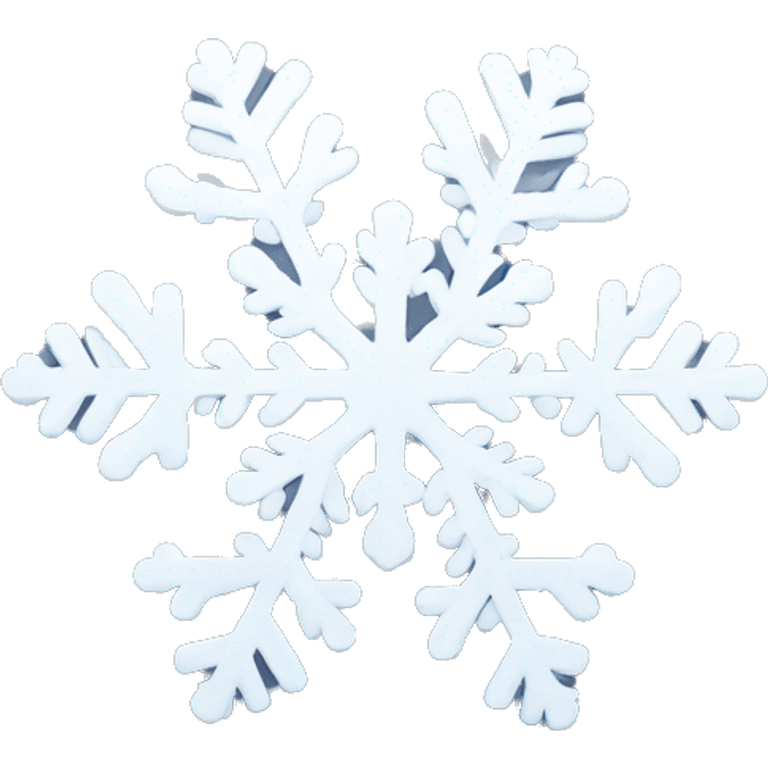 white snowflake emoji