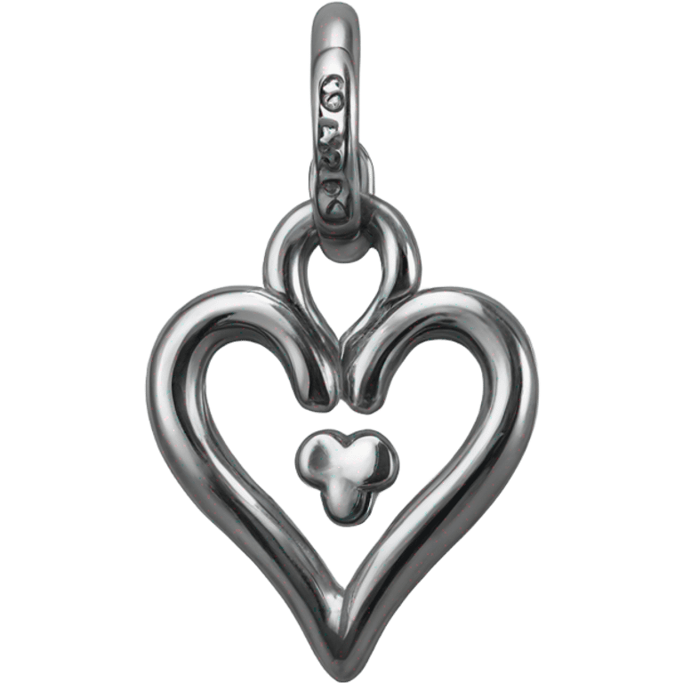 chrome hearts earing emoji