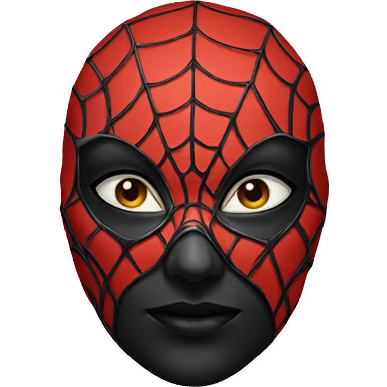 spiderwoman mask emoji