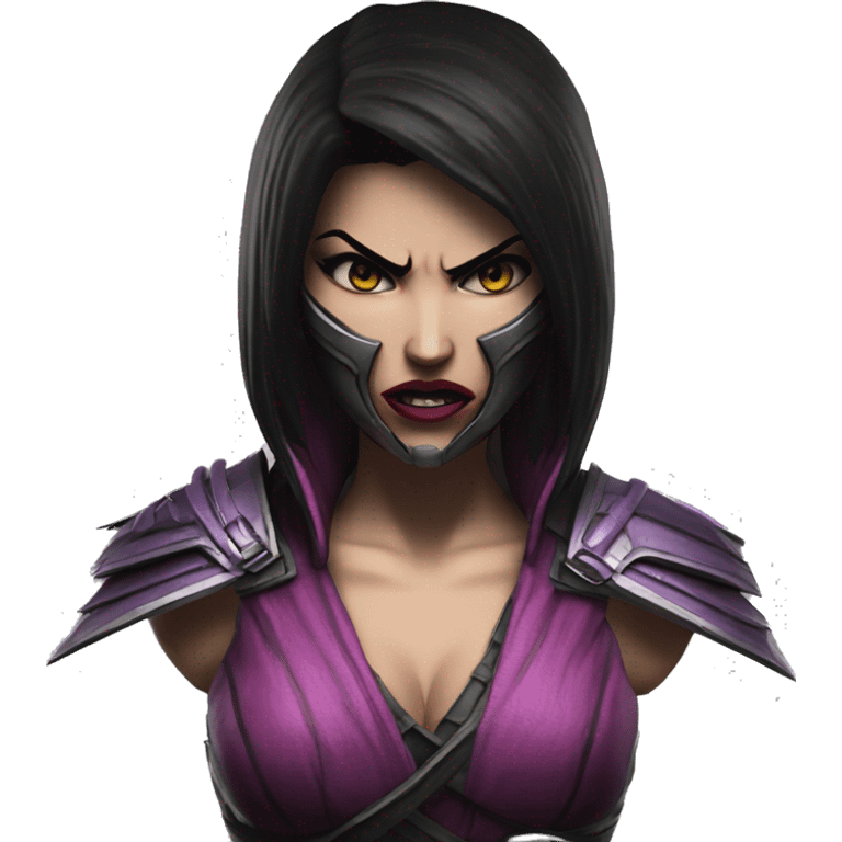 Angry Mileena Mortal Kombat X emoji