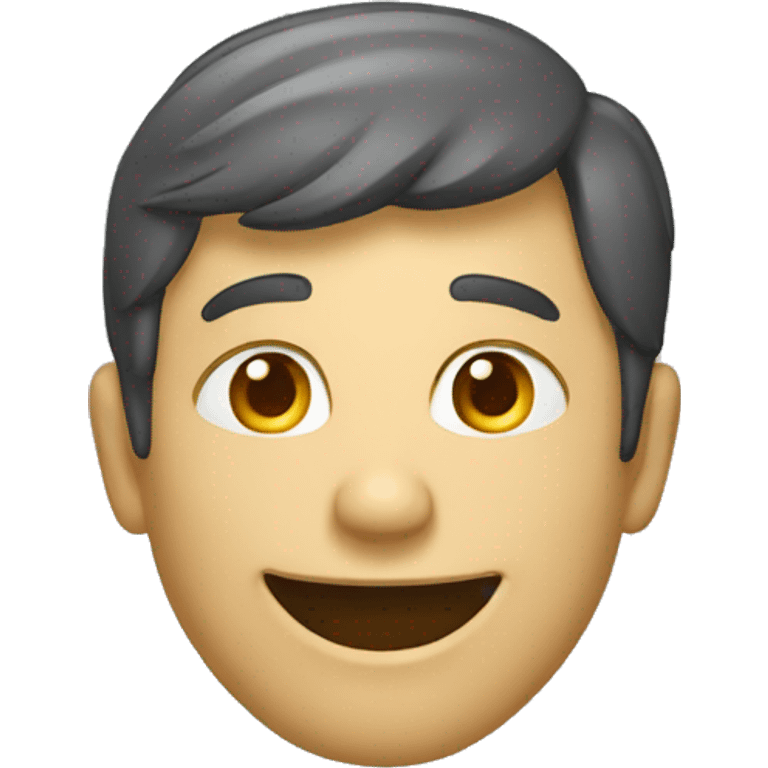 un homme qui sourire emoji