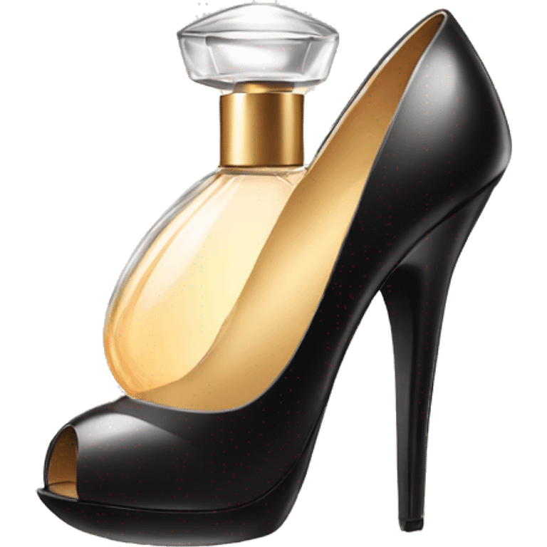 high heel perfume emoji