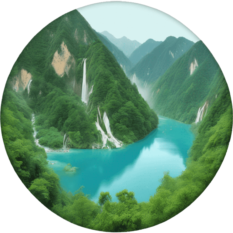 Jiuzhaigou valley emoji